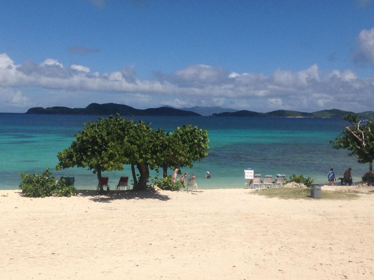Luxury Beachfront - One Step To Sapphire Beach East End  Luaran gambar